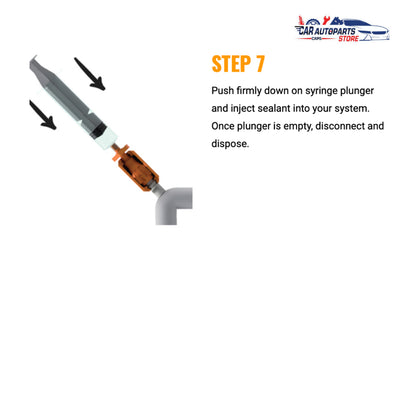 AC Leak Sealant / Easy Car Aircon Leak Sealer Additive / Aircon Stop Leak | Leak Finder