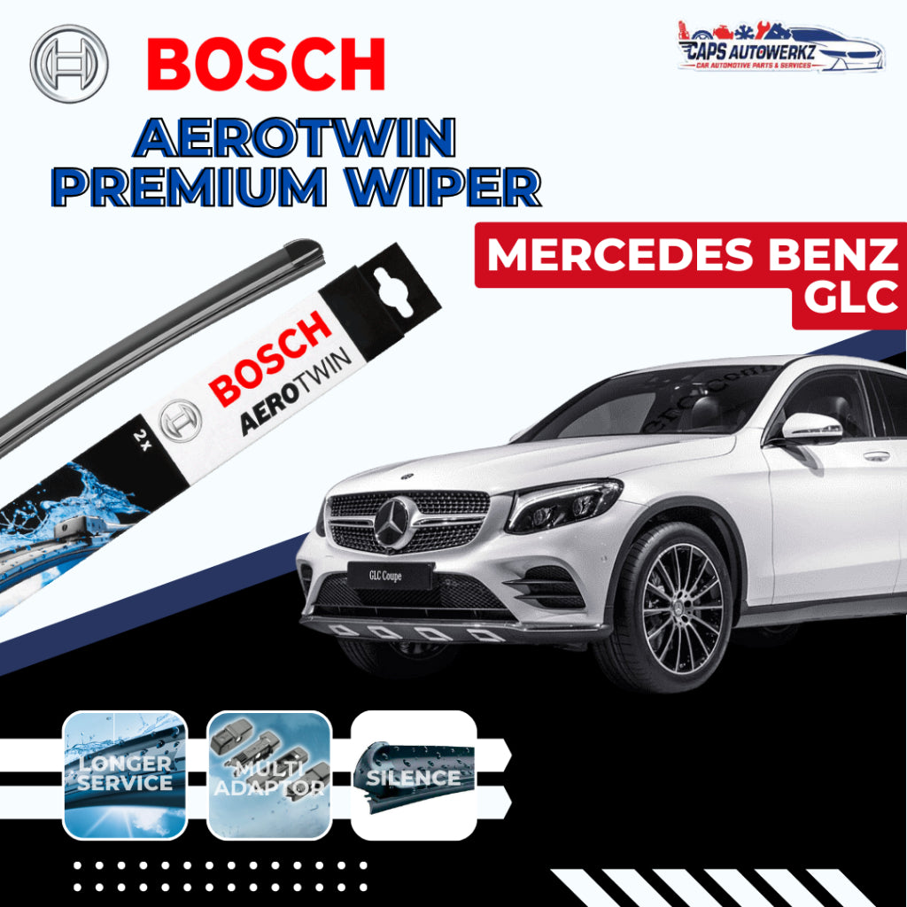 Mercedes Benz GLC BOSCH Car Front Wiper Set |  X253 / C253 | Premium Windshield Wiper Blades