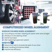 Car Services - Professional Wheel Alignment | Computerized Car Tyre Alignment