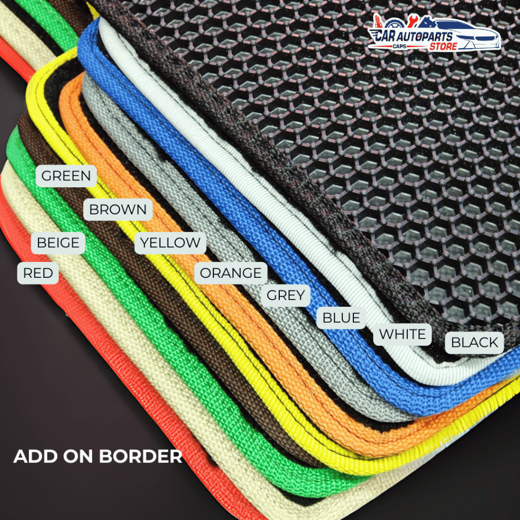 Customized TPV Honeycomb Car Mats Set | Waterproof Car Floor Mat / Anti-slip Durable Rubber Carpet