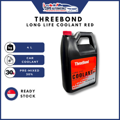 Threebond Long Life Coolant Red Pre-Mixed 30%