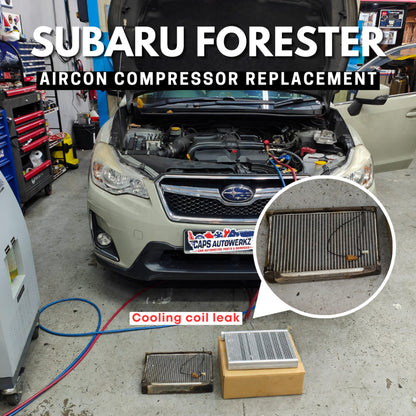 Car Services - Aircon Cooling Coil Replacement | Aircon Gas Leak Repair Evaporator | OEM/ Original