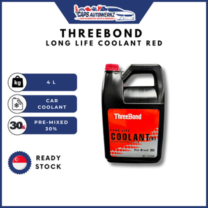 Threebond Long Life Coolant Red Pre-Mixed 30%