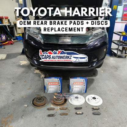Car Services - HONDA VEZEL Brake Pads Replacement | Front and Rear Brake Pads / Discs/ Shoes