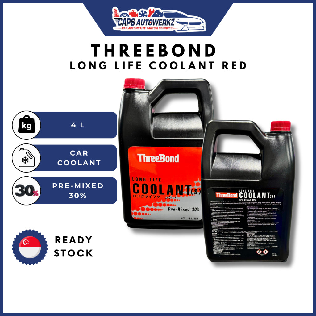 Threebond Long Life Coolant Red Pre-Mixed 30%