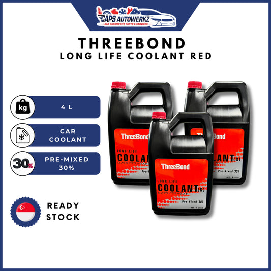Threebond Long Life Coolant Red Pre-Mixed 30%