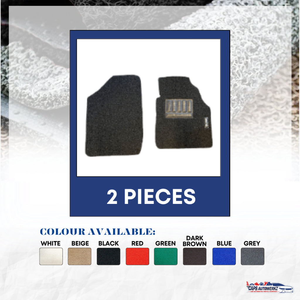 BMW E60 520i Premium Customized Single Color Coil Car Mats (3pcs) | Car Floor Mats / Carpet Carmat