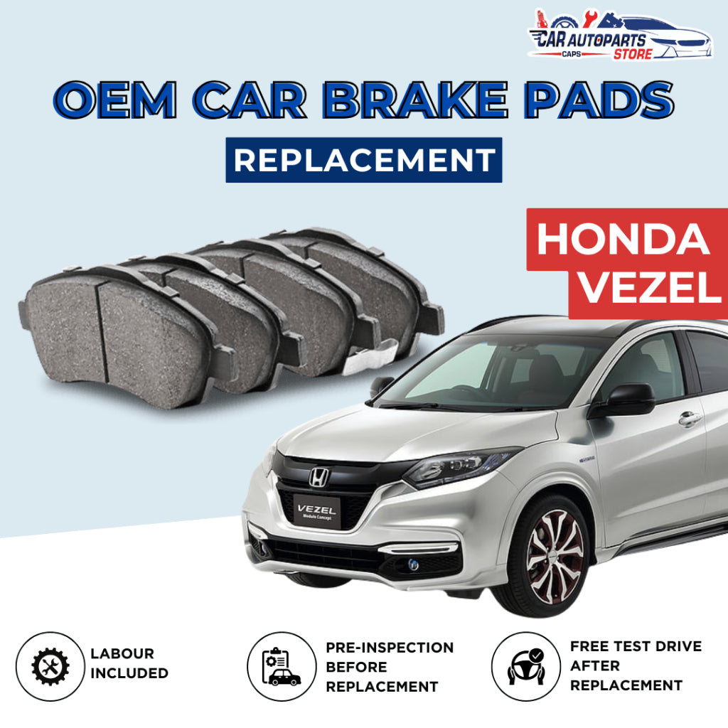 Car Services - HONDA VEZEL Brake Pads Replacement | Front and Rear Brake Pads / Discs/ Shoes
