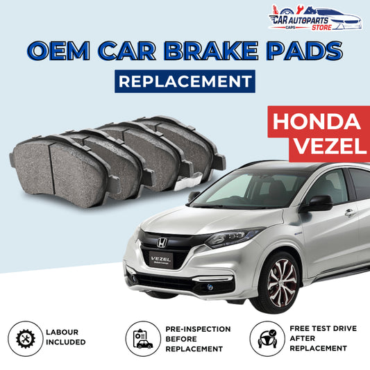 Car Services - HONDA VEZEL Brake Pads Replacement | Front and Rear Brake Pads / Discs/ Shoes