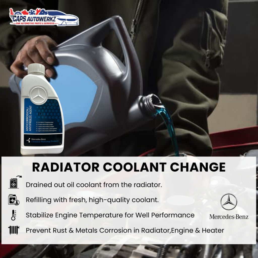 Car Services - Coolant Change | TCL Premium Radiator Antifreeze / Honda/ Toyota Coolant change