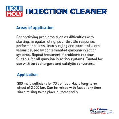 Liqui Moly Injection Cleaner 300ML | Car Injector Cleaner / Add to Fuel
