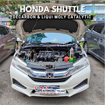 Car Service - DECARBON Bundle - AMSOIL Intake Valve Carbon Cleaning | LIQUI MOLY Catalytic System
