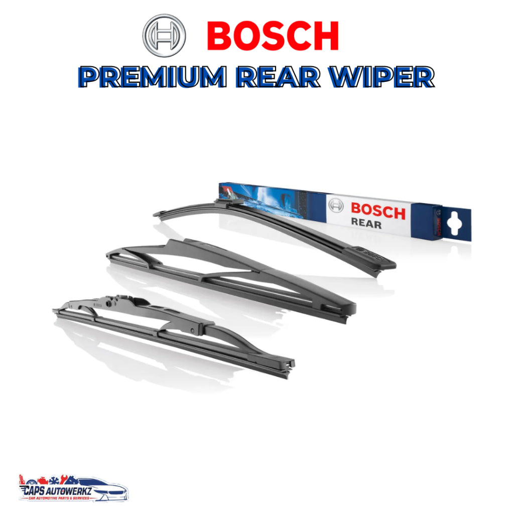 MAZDA 3 BOSCH Aerotwin Car Front Wiper Set (U-Hook) & Rear Wiper | Premium Windshield Wiper Blades