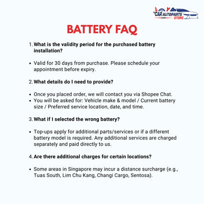 DELKOR EFB LN2 (60AH) Vehicle Battery | Shop Install /Onsite Car Battery Replacement Service DIN55L
