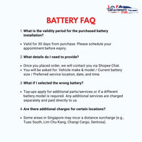 DELKOR EFB Q85 (70AH) Vehicle Battery | Shop Install /Onsite Car Battery Replacement Service 115D23L