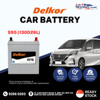 DELKOR EFB S95 (75AH) Vehicle Battery | Shop Install / Onsite Car Battery Replacement Service