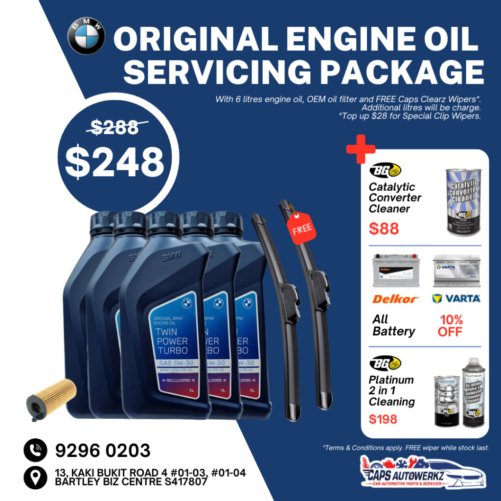 Car Servicing Package - BMW Original Engine Oil Service Package | 5W30