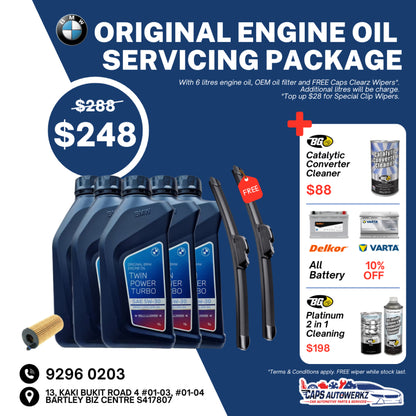 Car Servicing Package - BMW Original Engine Oil Service Package | 5W30