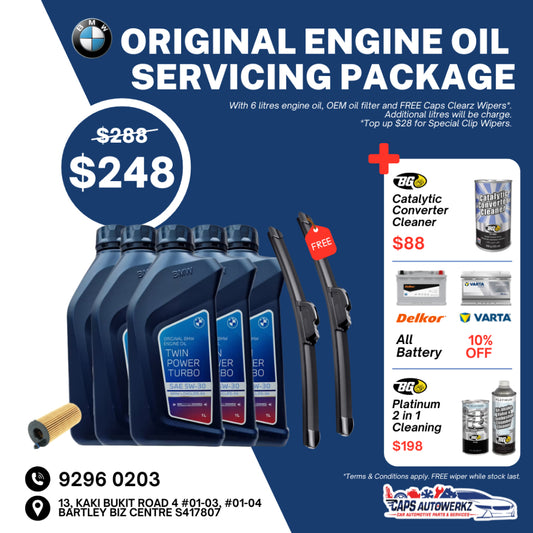 Car Servicing Package - BMW Original Engine Oil Service Package | 5W30