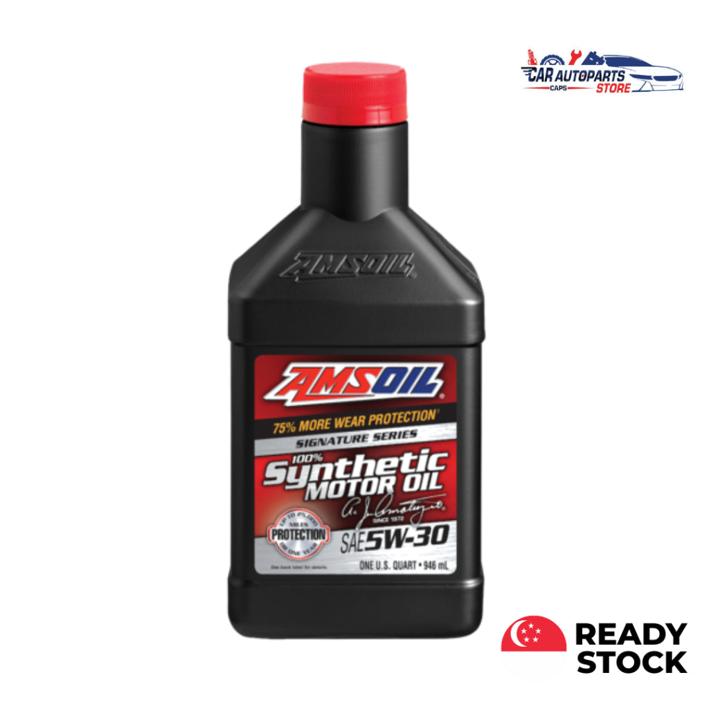 AMSOIL Signature Series Engine Oil 5W30 100% Synthetic 946ml (1 Quart) | Car Motor Oil 5W-30