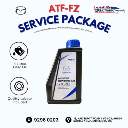 Car Service - Mazda Original ATF-FZ Service Package | Gear Box Oil Change | Skyactiv ATF