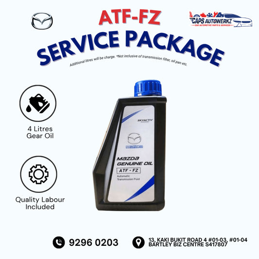Car Service - Mazda Original ATF-FZ Service Package | Gear Box Oil Change | Skyactiv ATF