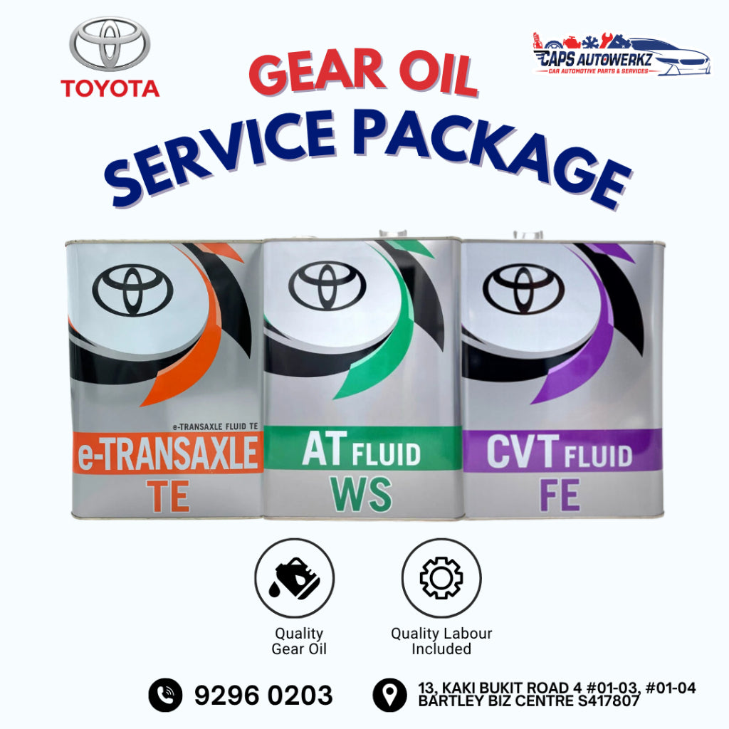 Car Service - TOYOTA FE CVT Service Package | Original Gearbox Oil Change SG