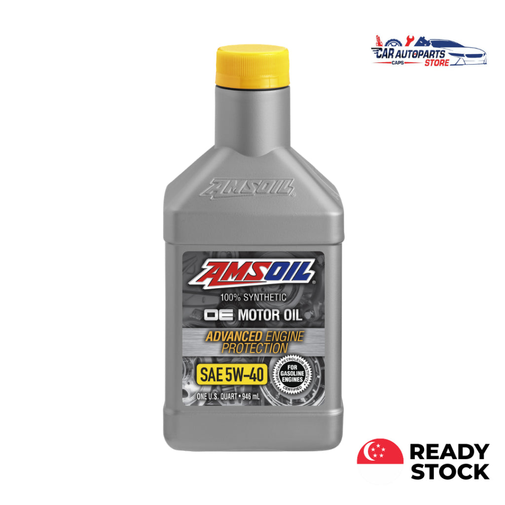 AMSOIL OE 5W-40 100% Synthetic Motor Oil 946ml (1 Quart) | Car Engine Oil 5W40