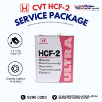 Car Service - HONDA Original HCF-2 Service Package | Honda CVT Gear Oil Change SG|Transmission Fluid