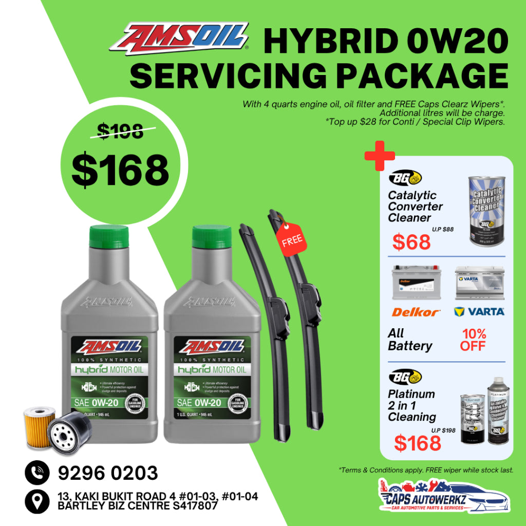 Car Servicing Package - AMSOIL Hybrid Series Engine Oil Service Package | 0W20