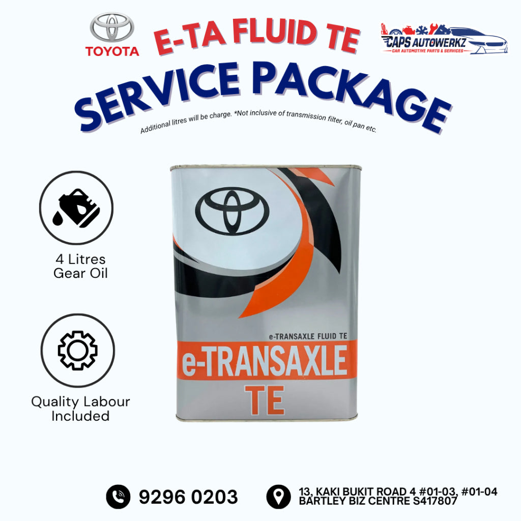 Car Service - TOYOTA FE CVT Service Package | Original Gearbox Oil Change SG