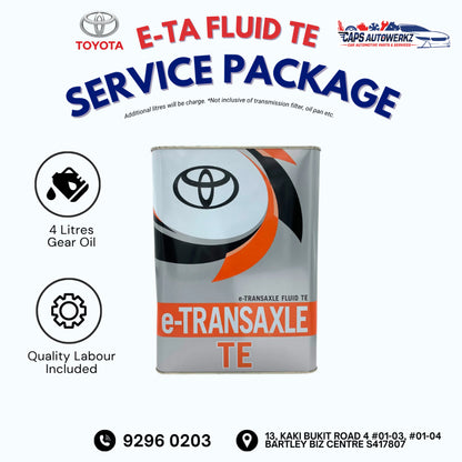 Car Service - TOYOTA FE CVT Service Package | Original Gearbox Oil Change SG
