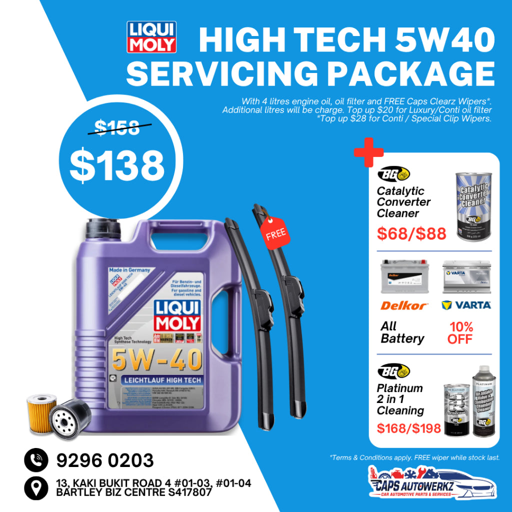 Car Servicing Package - LIQUI MOLY Engine Oil Service Package | Fully Synthetic 5W30 5W40 0W20