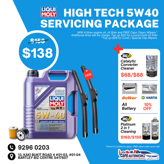 Car Servicing Package - LIQUI MOLY Engine Oil Service Package | Fully Synthetic 5W30 5W40 0W20