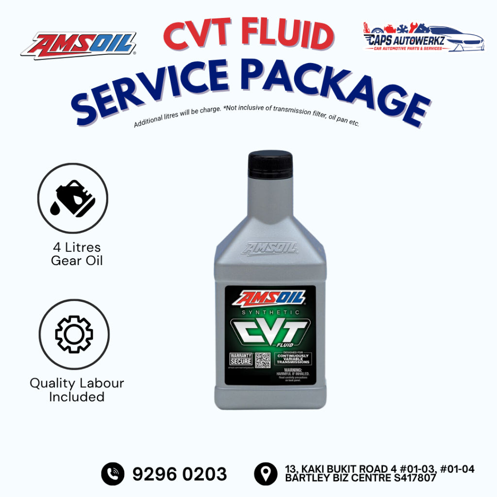 Car Service - AMSOIL CVT Service Package | Gearbox Oil / Transmission Fluid Servicing