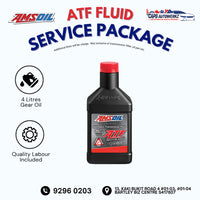 Car Service - AMSOIL ATF (Multi-Vehicle) Service Package | Gearbox Oil Change SG |Transmission Fluid