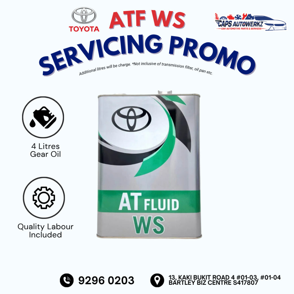 Car Service - TOYOTA WS ATF Service Package | Original Gearbox Oil Change | Transmission Fluid