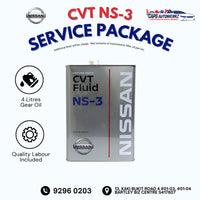 Car Service - Nissan CVT NS-3 Service Package | Original Gearbox Oil Change SG