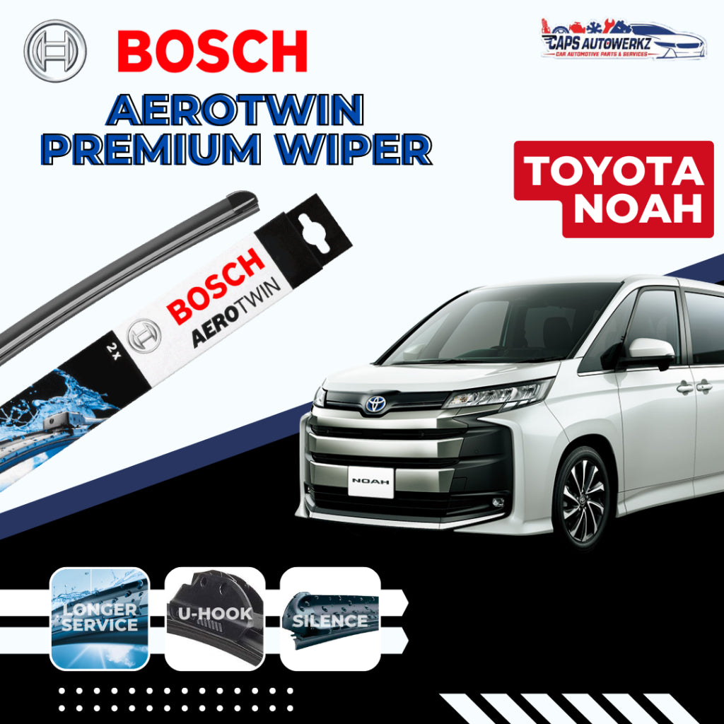 TOYOTA NOAH / VOXY BOSCH Aerotwin Car Wiper Set | Windshield Front Wiper Blades