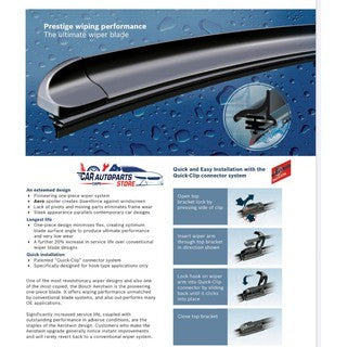 TOYOTA NOAH / VOXY BOSCH Aerotwin Car Wiper Set | Windshield Front Wiper Blades