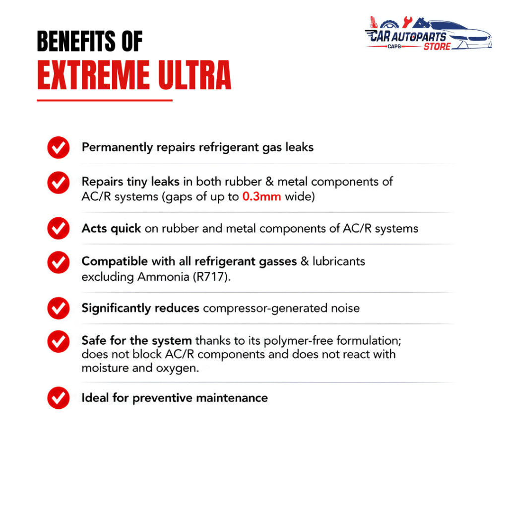 Extreme Ultra Car Aircon Stop Leak 6ML | Errecom A/C Gas Leak Repair Additive for Aircon System