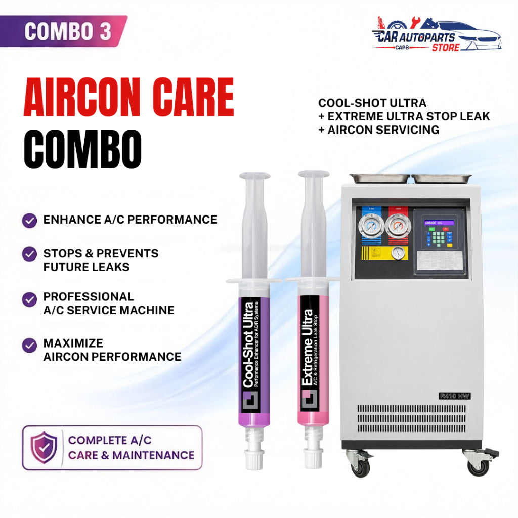 Car Services - Aircon Servicing & Additives Package | A/C Service with Professional Machine