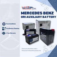 Mercedes Benz Original Auxiliary Battery | With In-store Installation