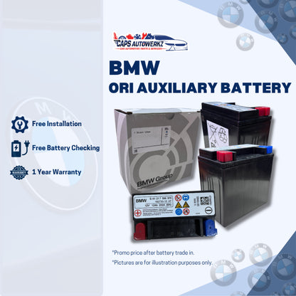 BMW Original Auxiliary Battery | With In-store Installation