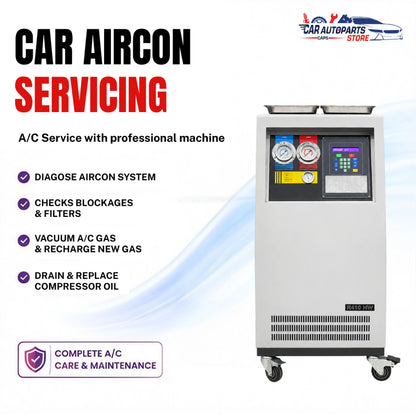 Car Services - Aircon Servicing & Additives Package | A/C Service with Professional Machine