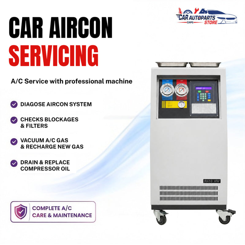 Car Services - Aircon Servicing & Additives Package | A/C Service with Professional Machine