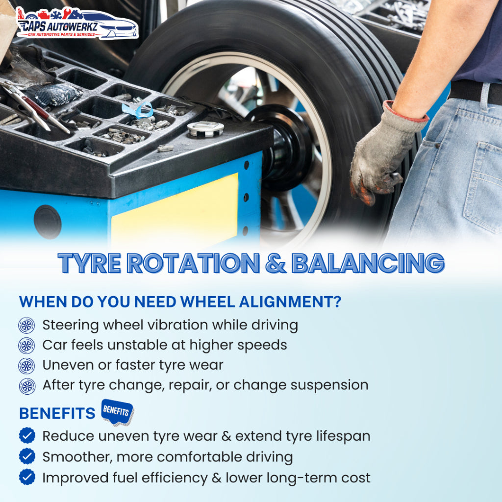 Car Service - Tyre Rotation & Balancing | Professional Wheel Balancing & Rotate | Car Tyre Service