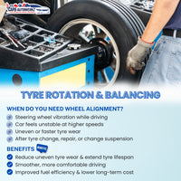 Car Service - Tyre Rotation & Balancing | Professional Wheel Balancing & Rotate | Car Tyre Service