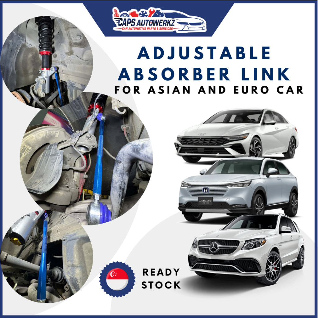 Adjustable Absorber Link INSTALLATION INCLUDED | Adjustable Absorber Link for Asian Car and European Car