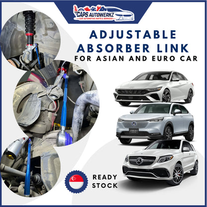 Adjustable Absorber Link INSTALLATION INCLUDED | Adjustable Absorber Link for Asian Car and European Car